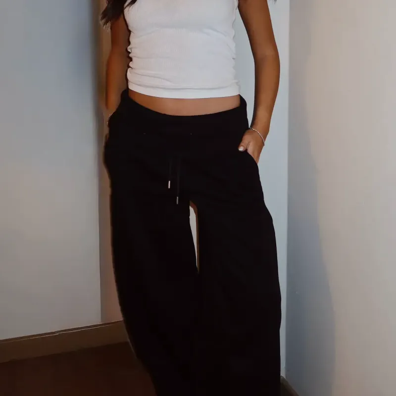Luna Foldover Cotton Pants
